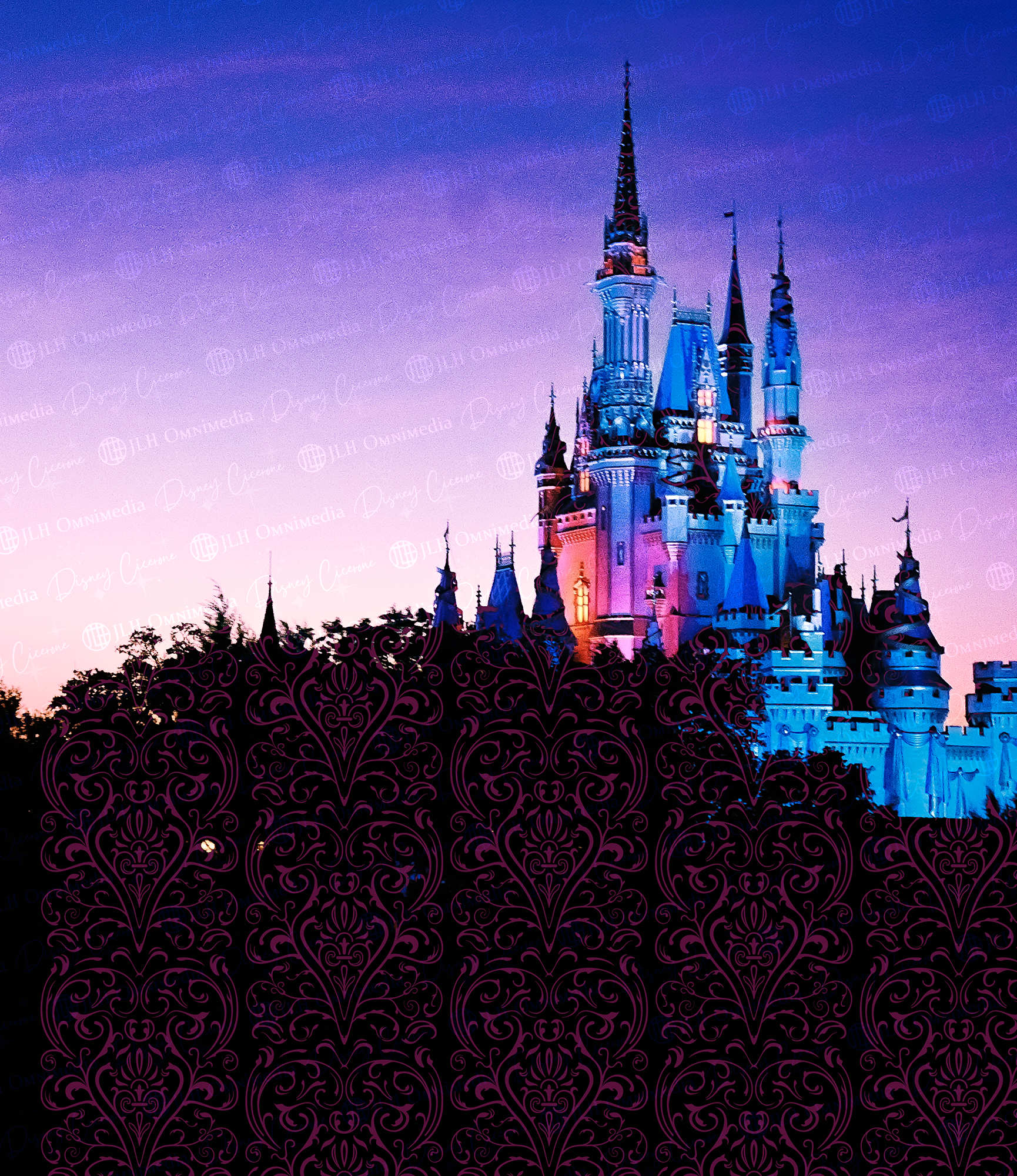  My shortly-lived early concept to texturize the image for the cover design.  