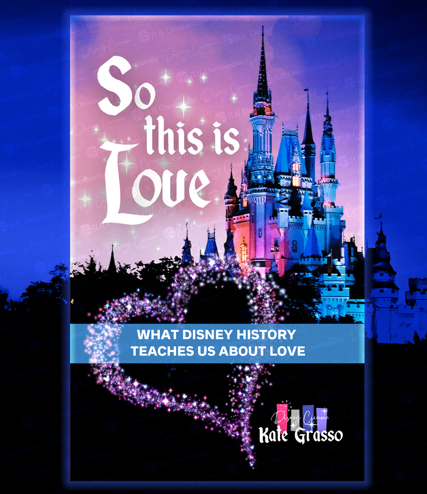  My particle heart in its final placement on the cover. At this stage it was still uncomfortably upstaging the Castle so a few layers of particles were removed to tone it down and for better clarity.   