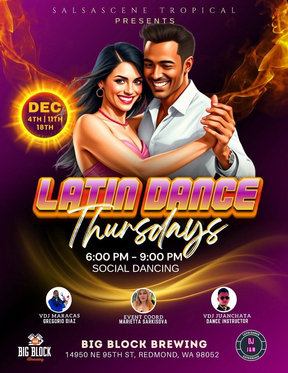 Latin Dance Party - Redmond