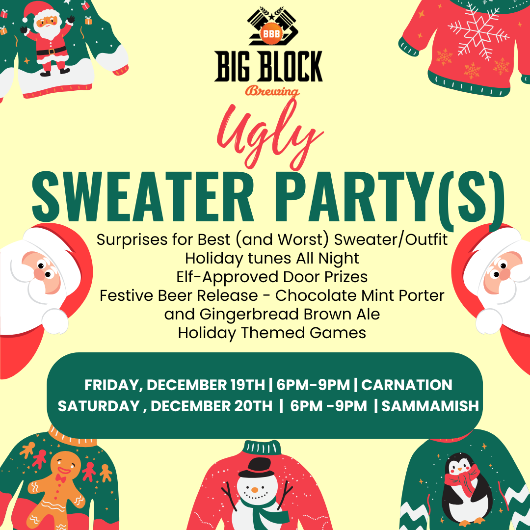 Ugly Sweater Party - Carnation