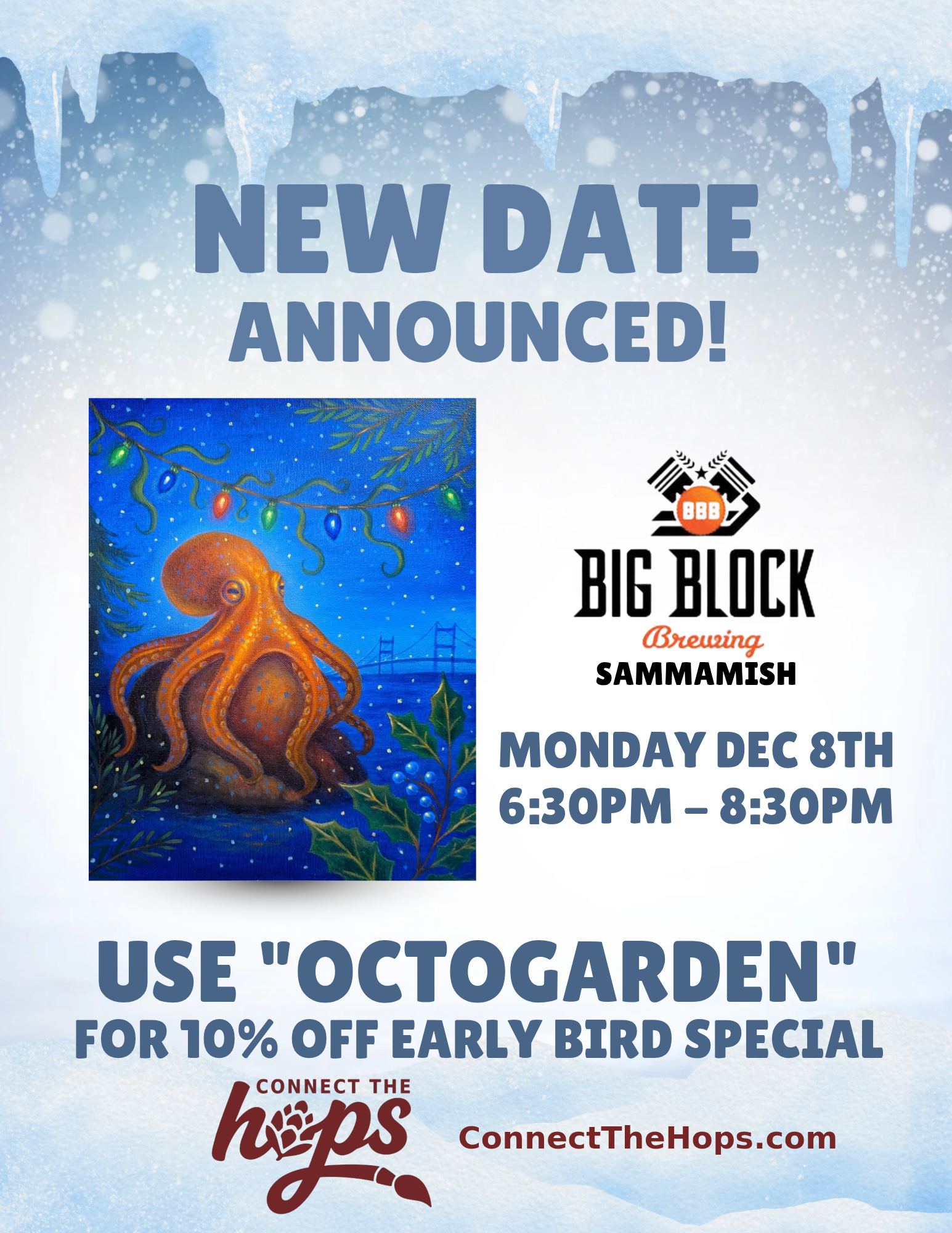 "Octopus Lantern Garden" Paint &amp; Sip - Sammamish