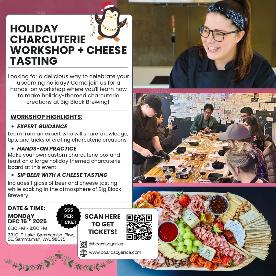 Holiday Charcuterie Workshop and Tasting - Sammamish