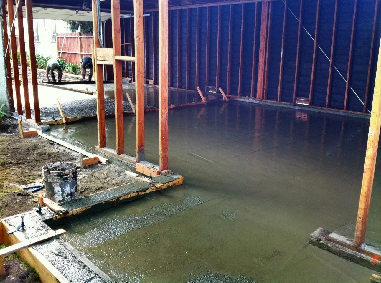 Studio Build concrete pour and framing 030.jpg