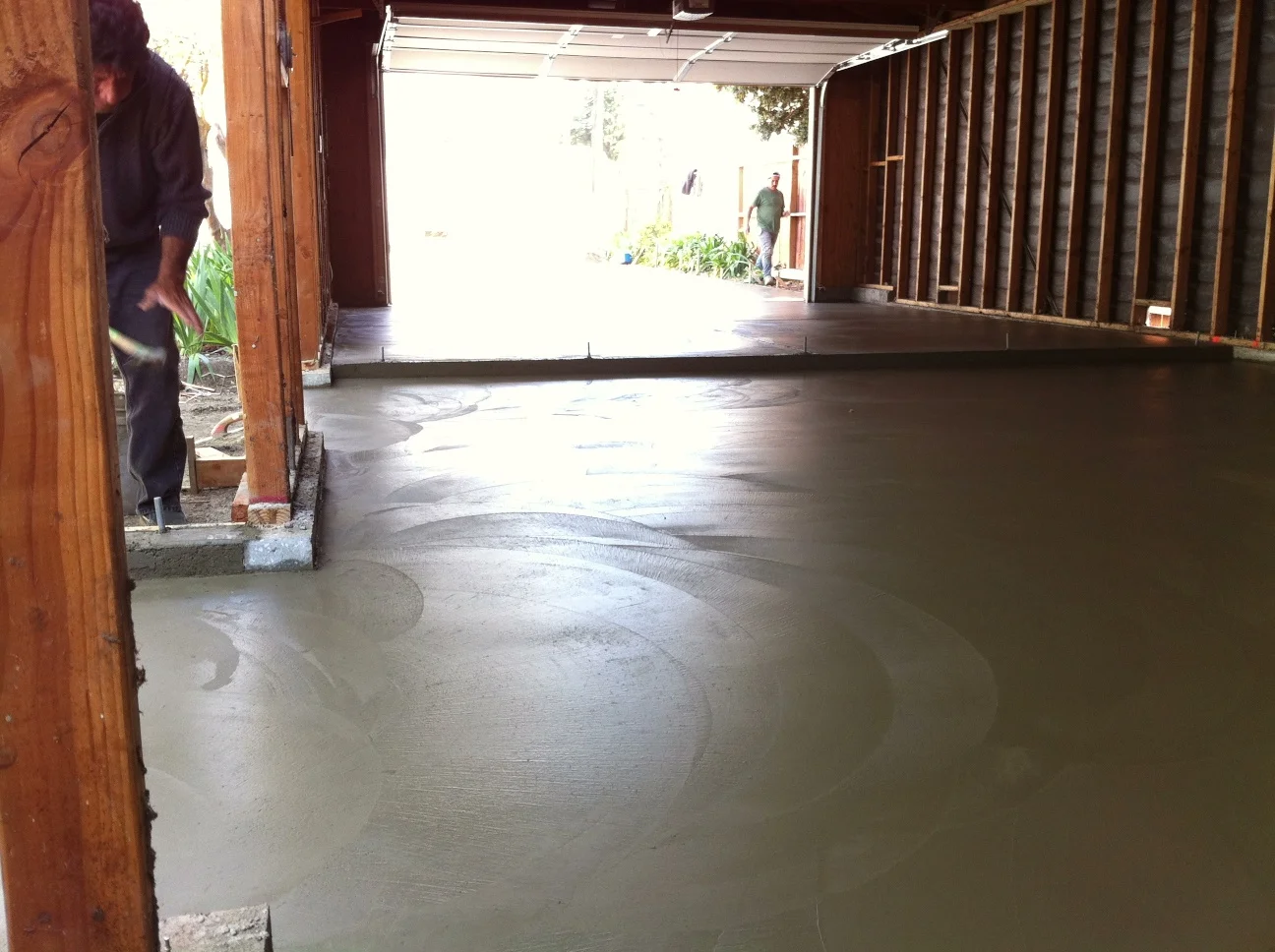 Studio Build concrete pour and framing 031.jpg