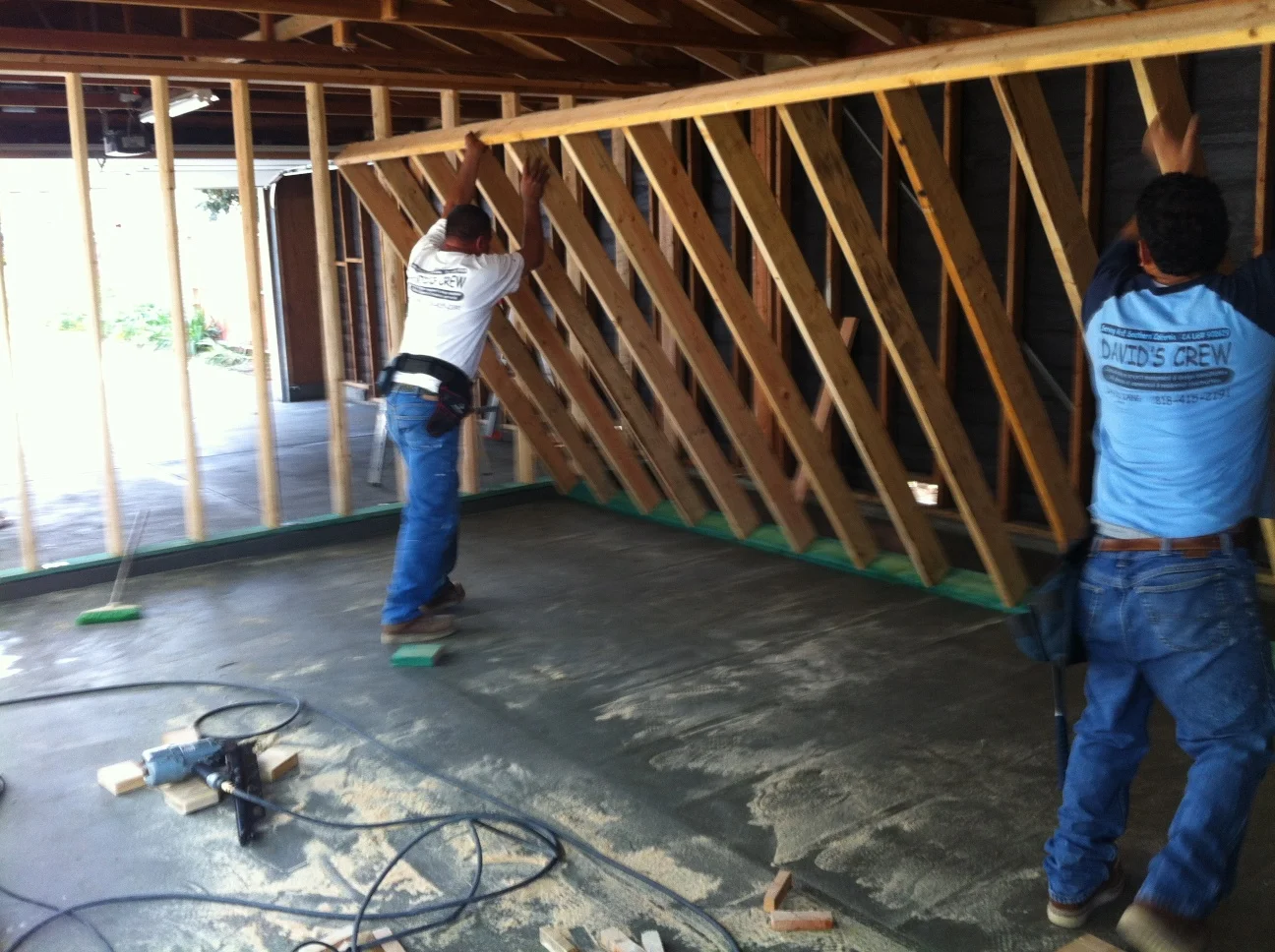 Studio Build concrete pour and framing 035.jpg