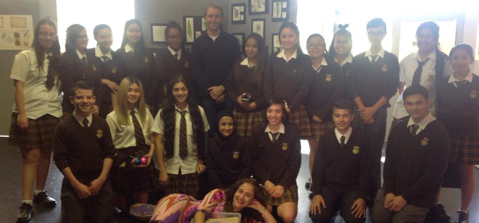 Fairvale High School's Year 10 elective visual art class