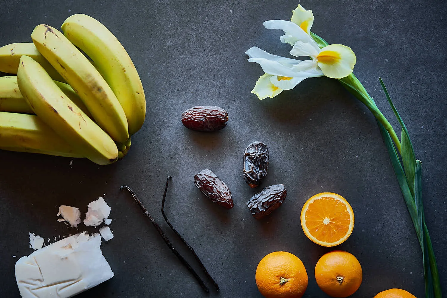 Orangen Smoothie mit Vanille & Kokos
