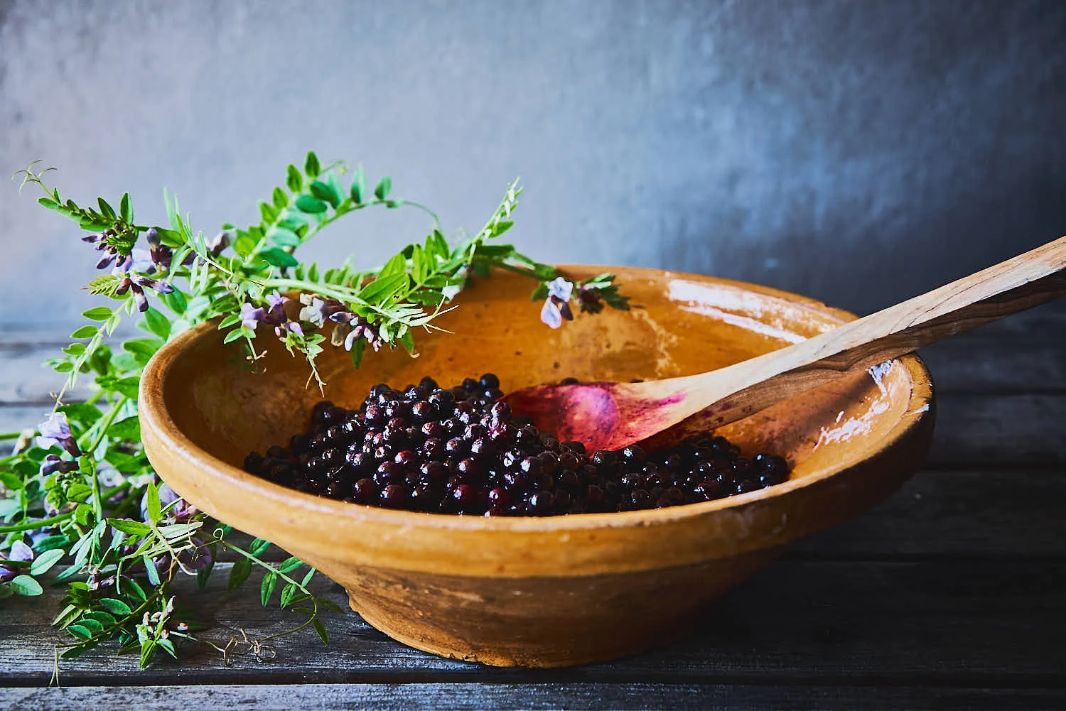 Heidelbeer-Vanille-Tarte - glutenfrei