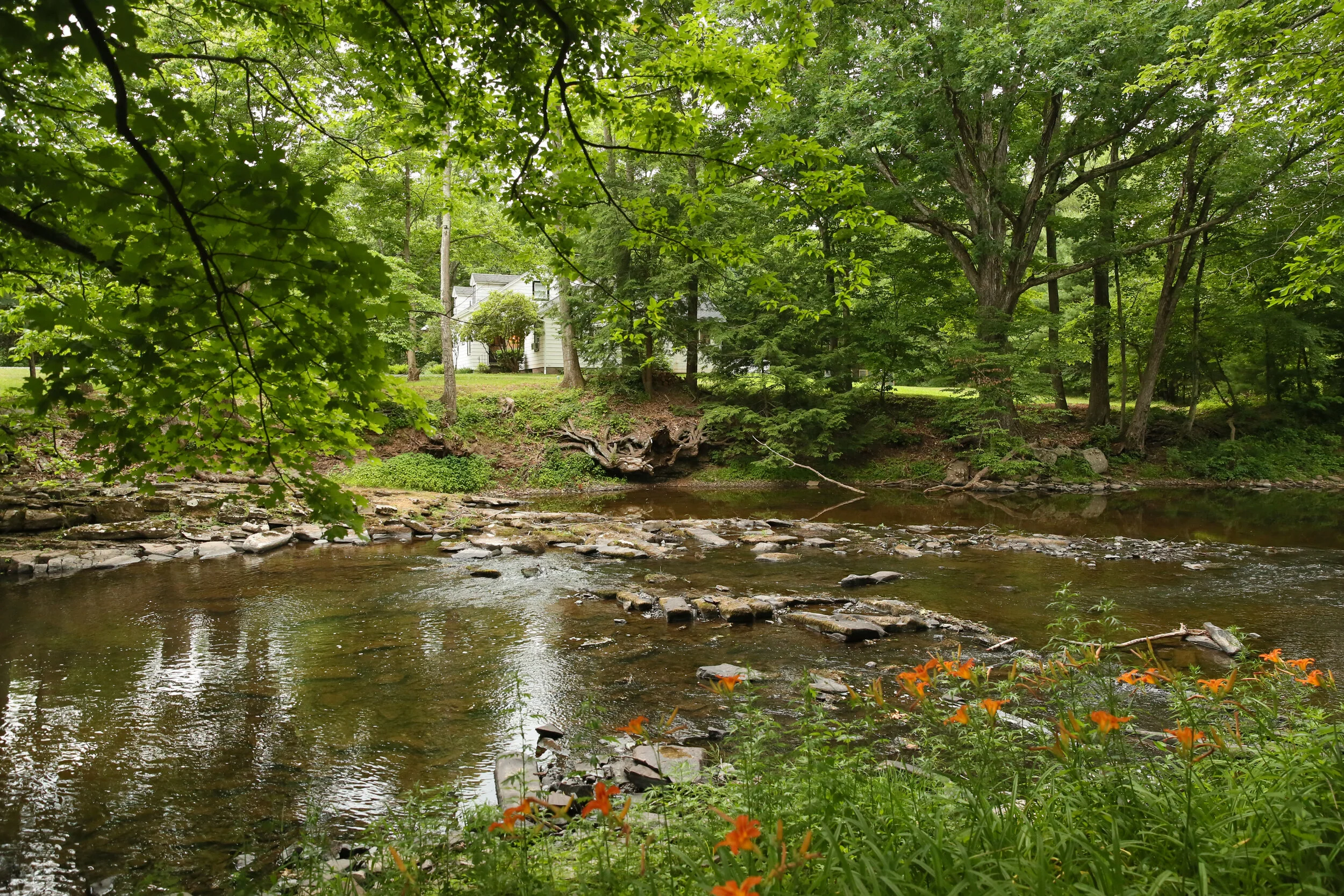 Fish Creek Farmhouse Chic Saugerties Farmhouse vacation rental with