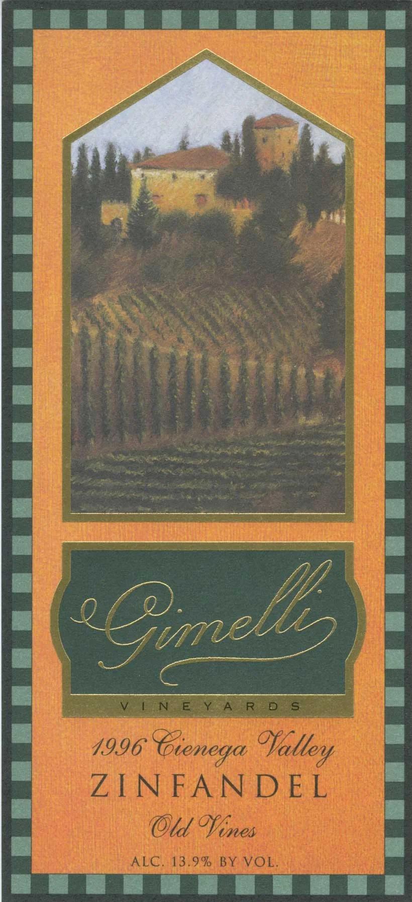 Grimelli wine label