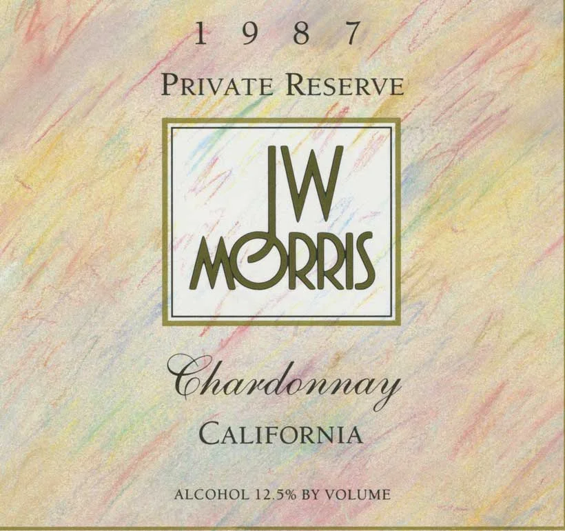 JW Morris wine label