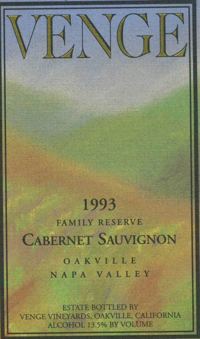 Venge wine label series