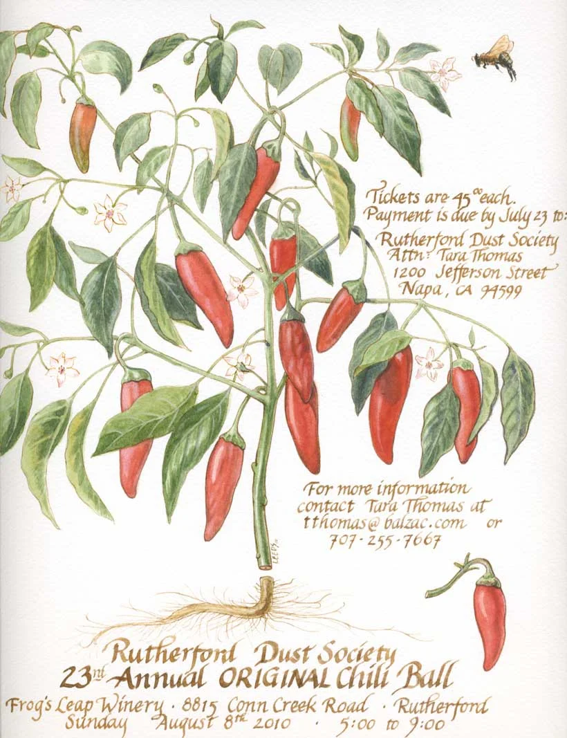 Rutherford Dust Society Chili Ball Invitation