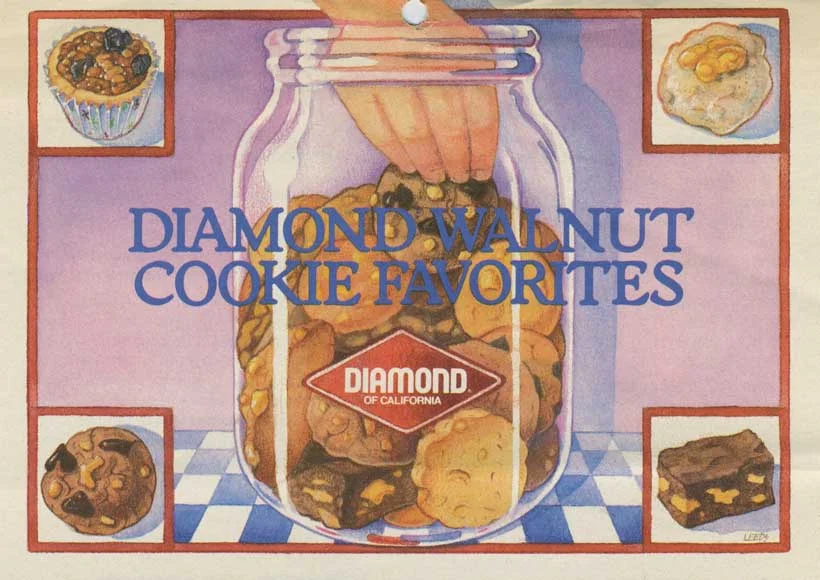 Diamond Walnuts recipe card