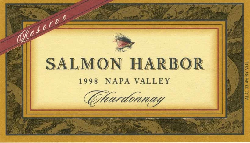 Salmon Harbor wine label