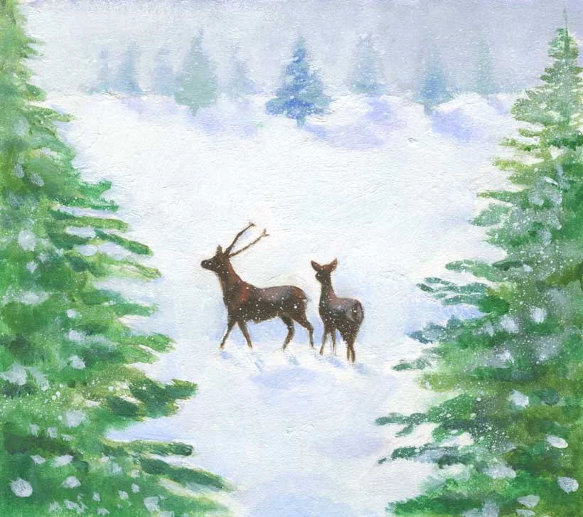 Forest Glen Holiday Shelf Talker