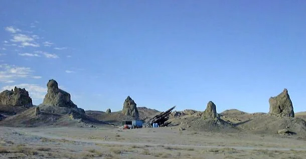 Crashed spaceship from Planet of the Apes