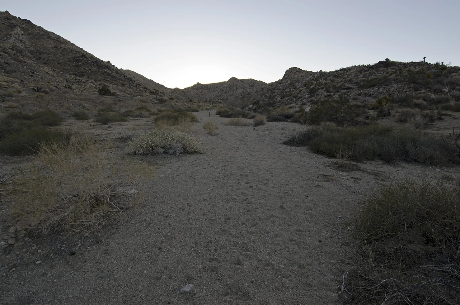 Pushawalla Canyon at Pinyon Well Junction