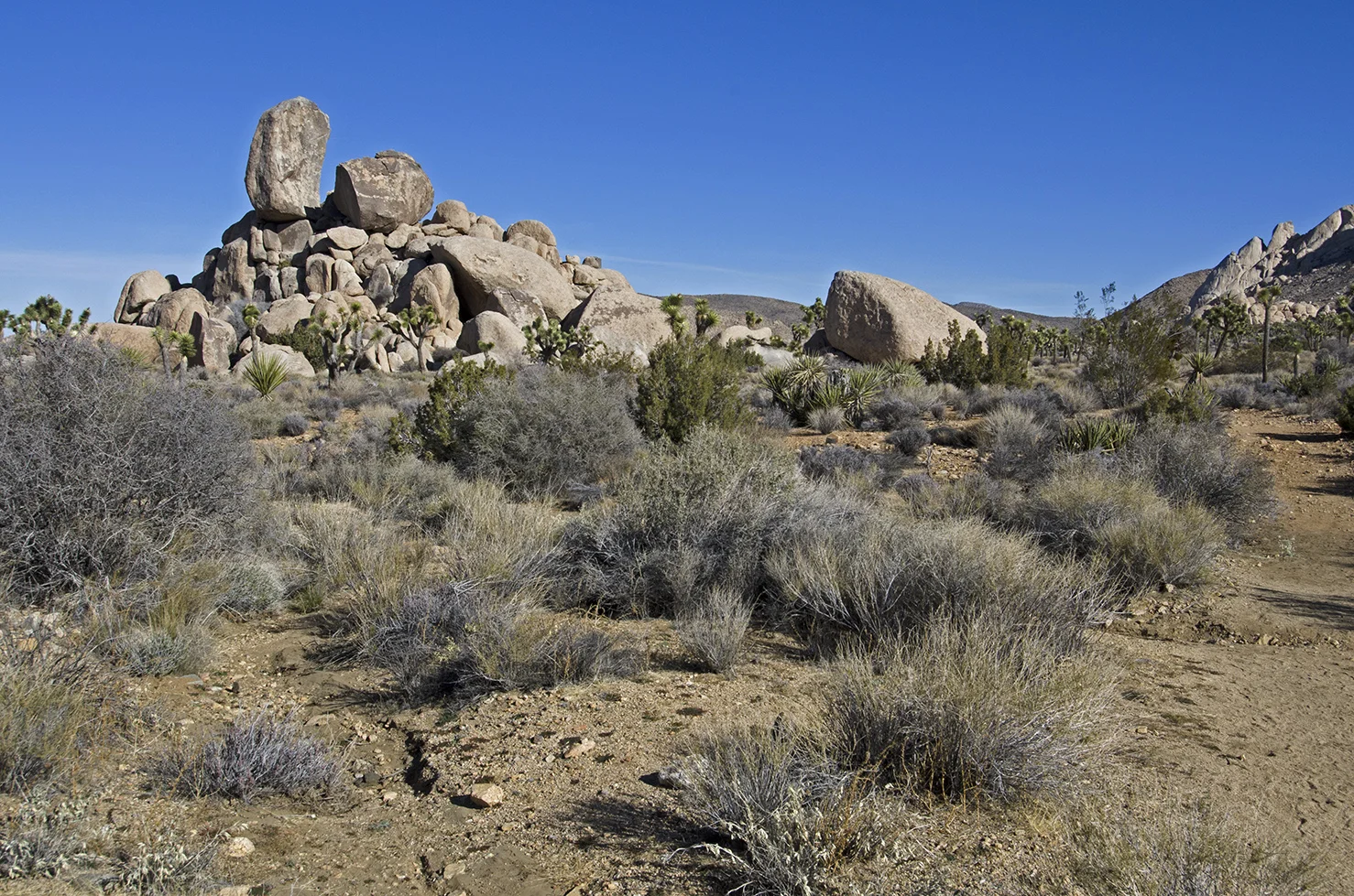 Headstone Rock off to the left