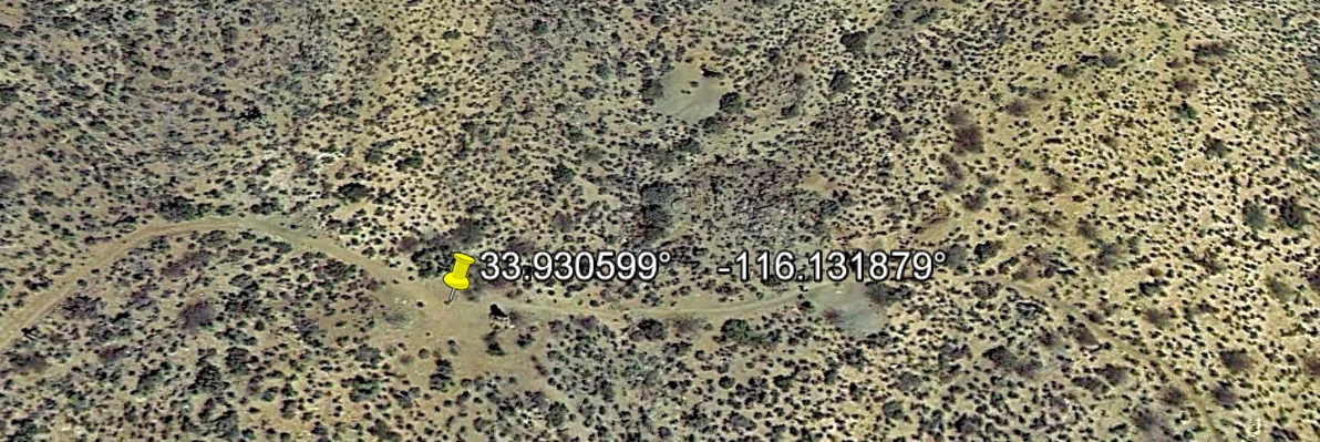  In case anyone wants to see an aerial view of the Optomist Mine area and the coords for the stone chimney :-)