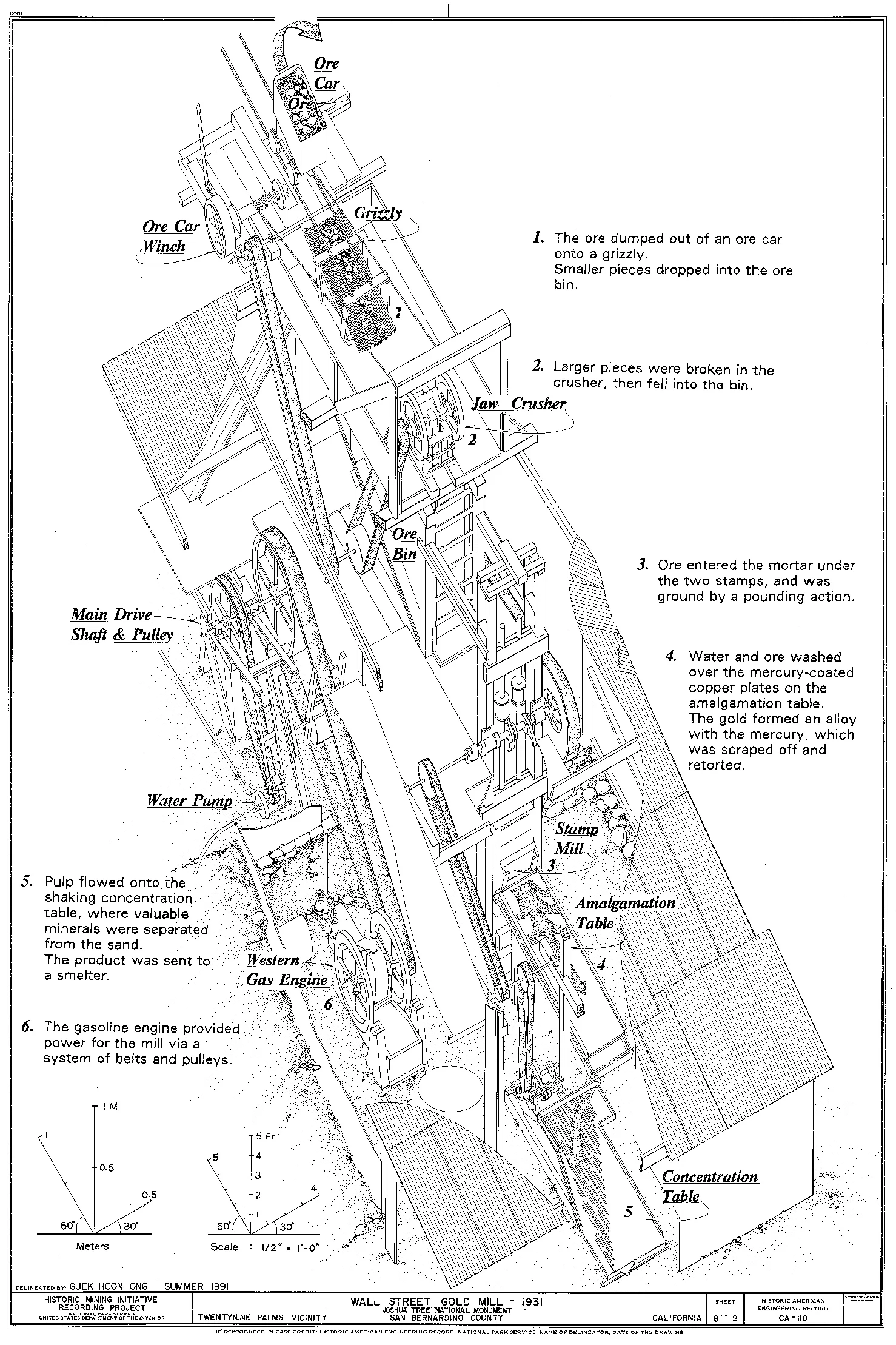 Credit: Historic American Engineering Record, National Park Service, Guek Hoon Ong, 1991.