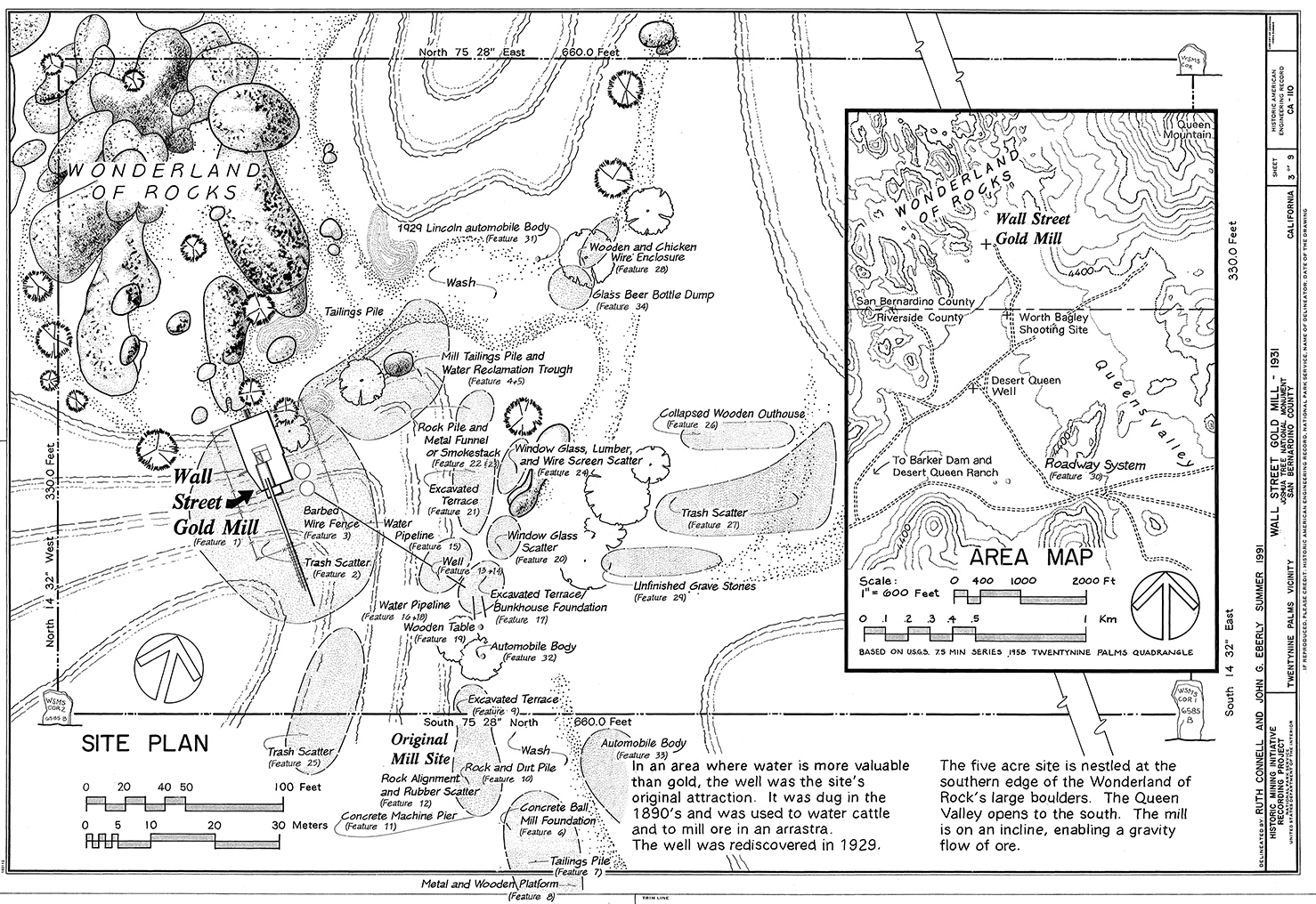 Credit: Historic American Engineering Record, National Park Service, Ruth Connell and John G. Eberly, 1991.