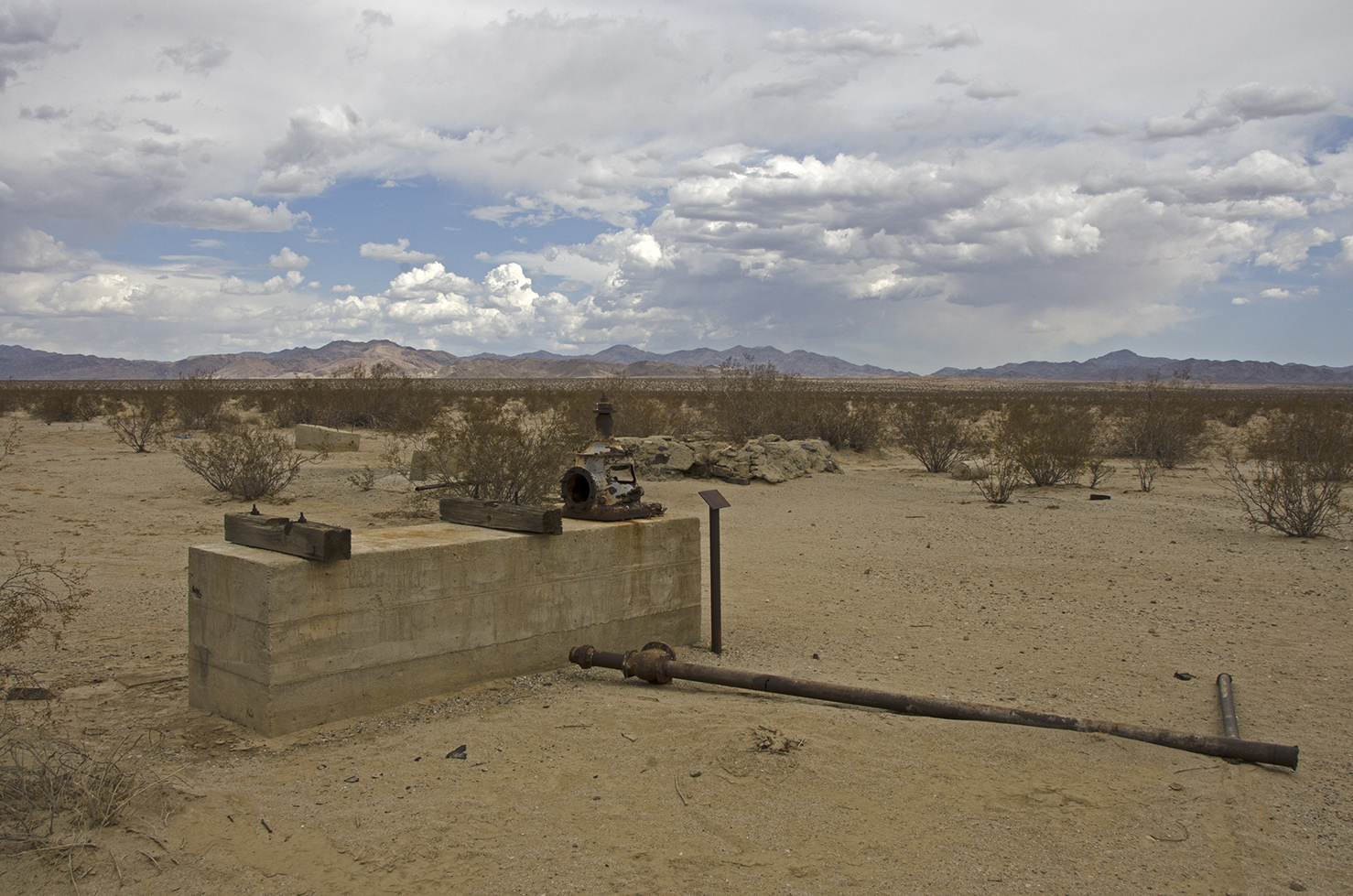 Perhaps part of the foundation the pumphouse was built upon?