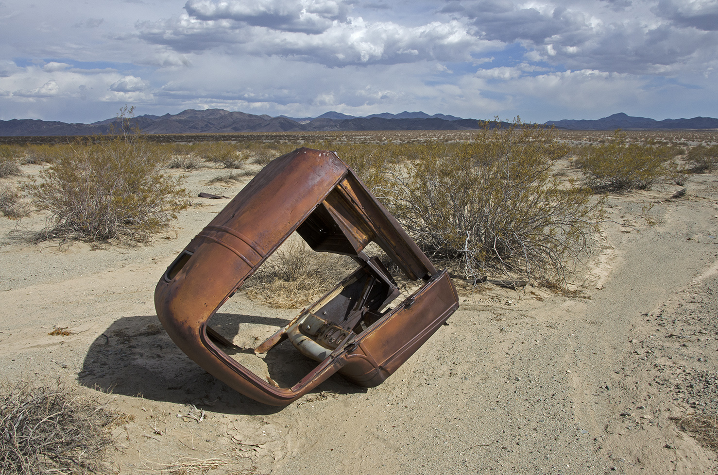 I could probably build a complete car with all the parts I saw out here.