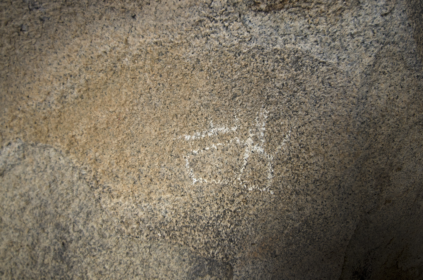 The lone petroglyph