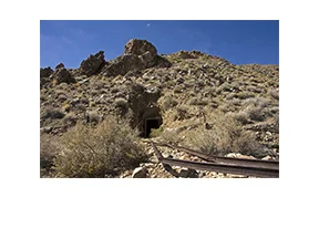 Harrisburg and the Eureka Mine, Death Valley, Cal