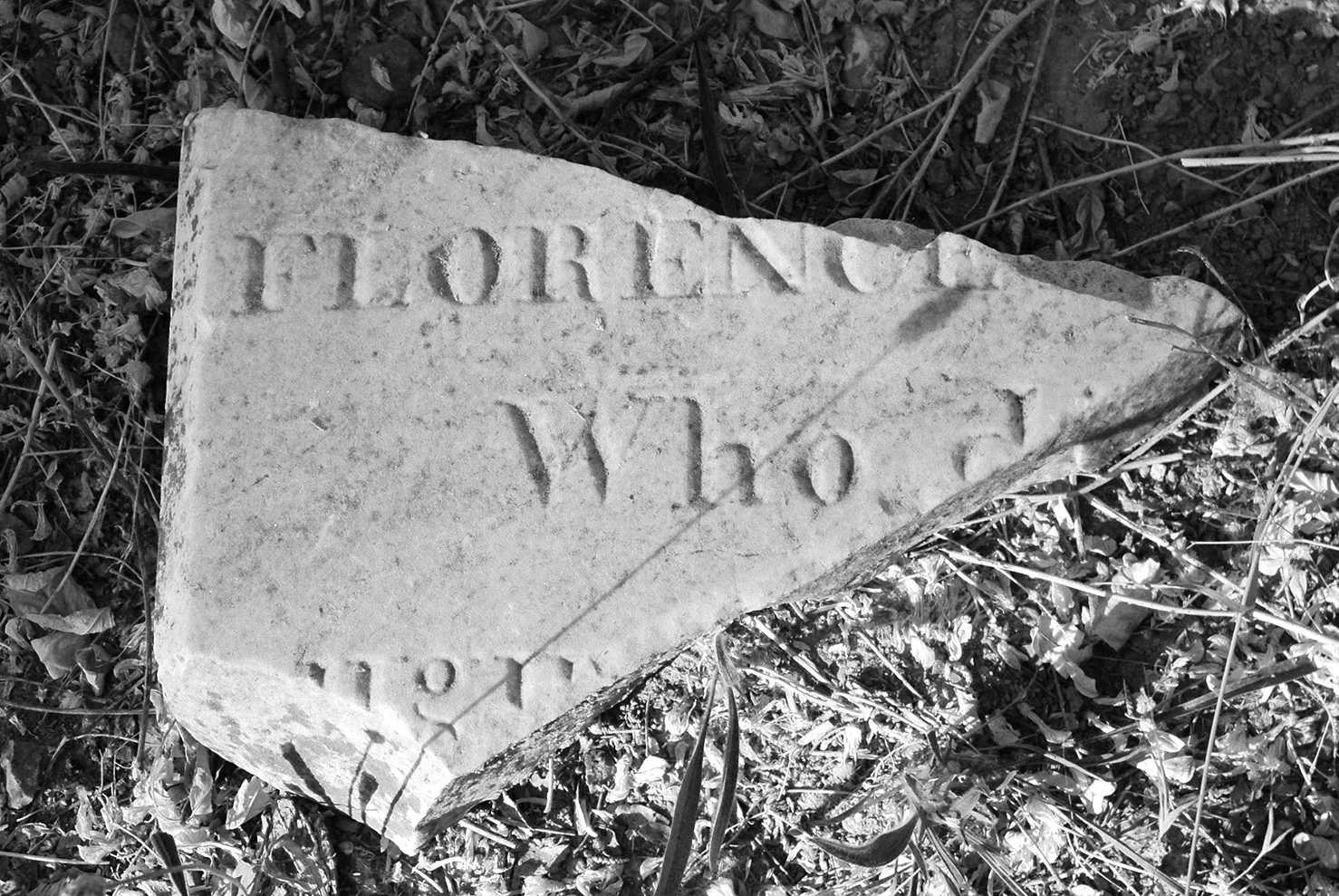 Columbia St. Annes Catholic Church Cemetery Broken Shard.jpg