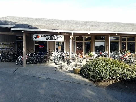 Locally owned and operated, Epicenter Cycling offers two convenient locations with ample parking. Pictured here is the Aptos store located at 8035 Soquel Drive in the Village. There is also a store on the west side of Santa Cruz at 1730 Mission Street.