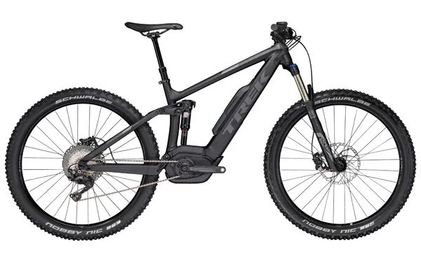TREK POWERFLY FS 7 PLUS This full suspension electric mountain bike is ideal for trail adventures.