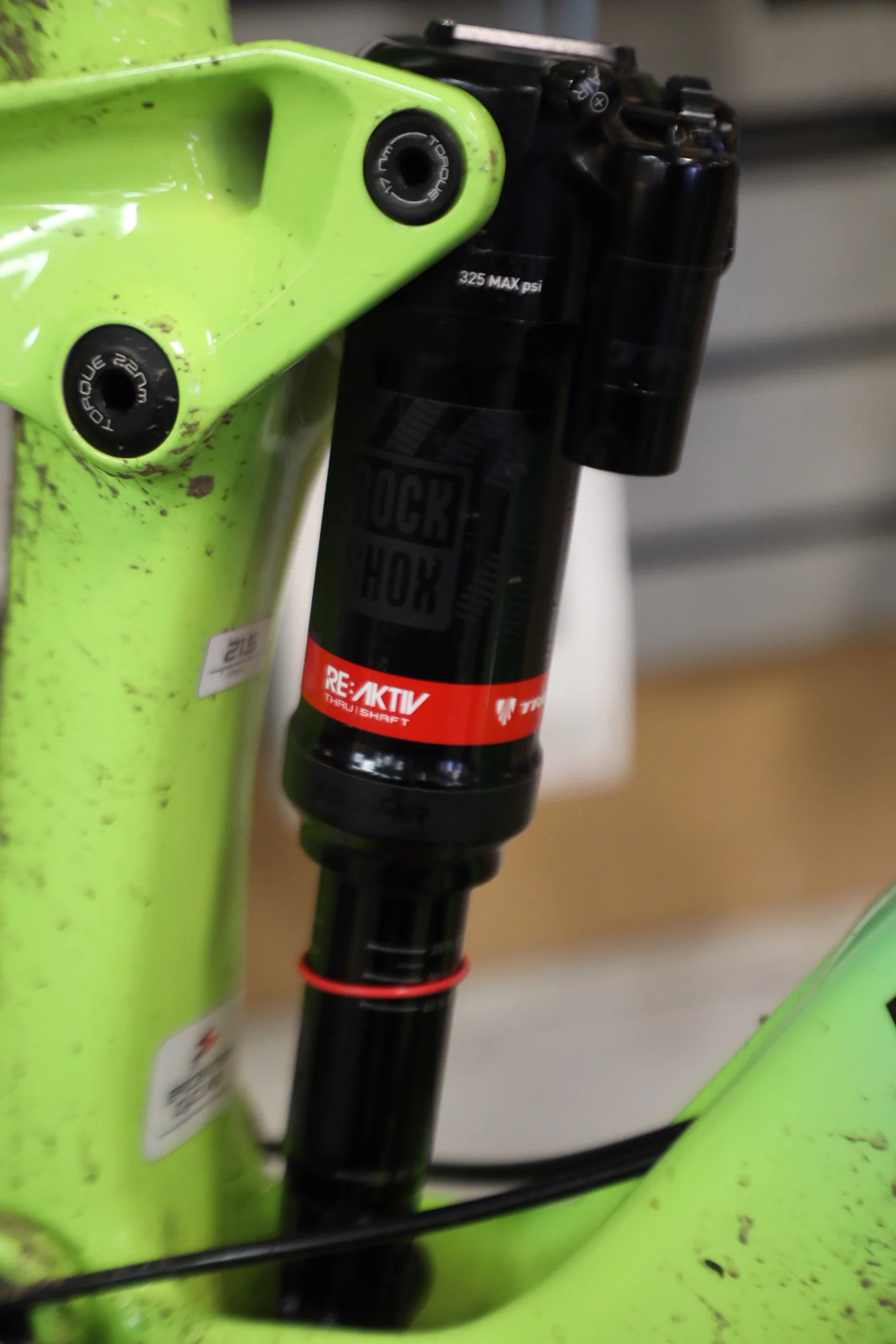 And a healthy, happy looking rear shock.
