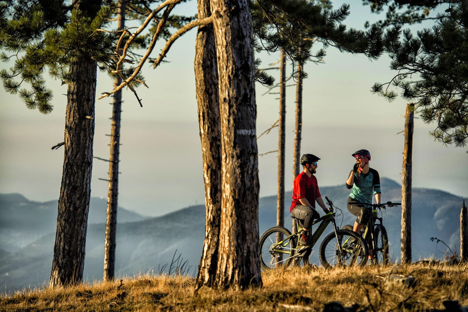 E-bikes level the playing field, allowing riders of varying skill, fitness, and experience levels to enjoy time together. (Trek Powerfly pictured.)