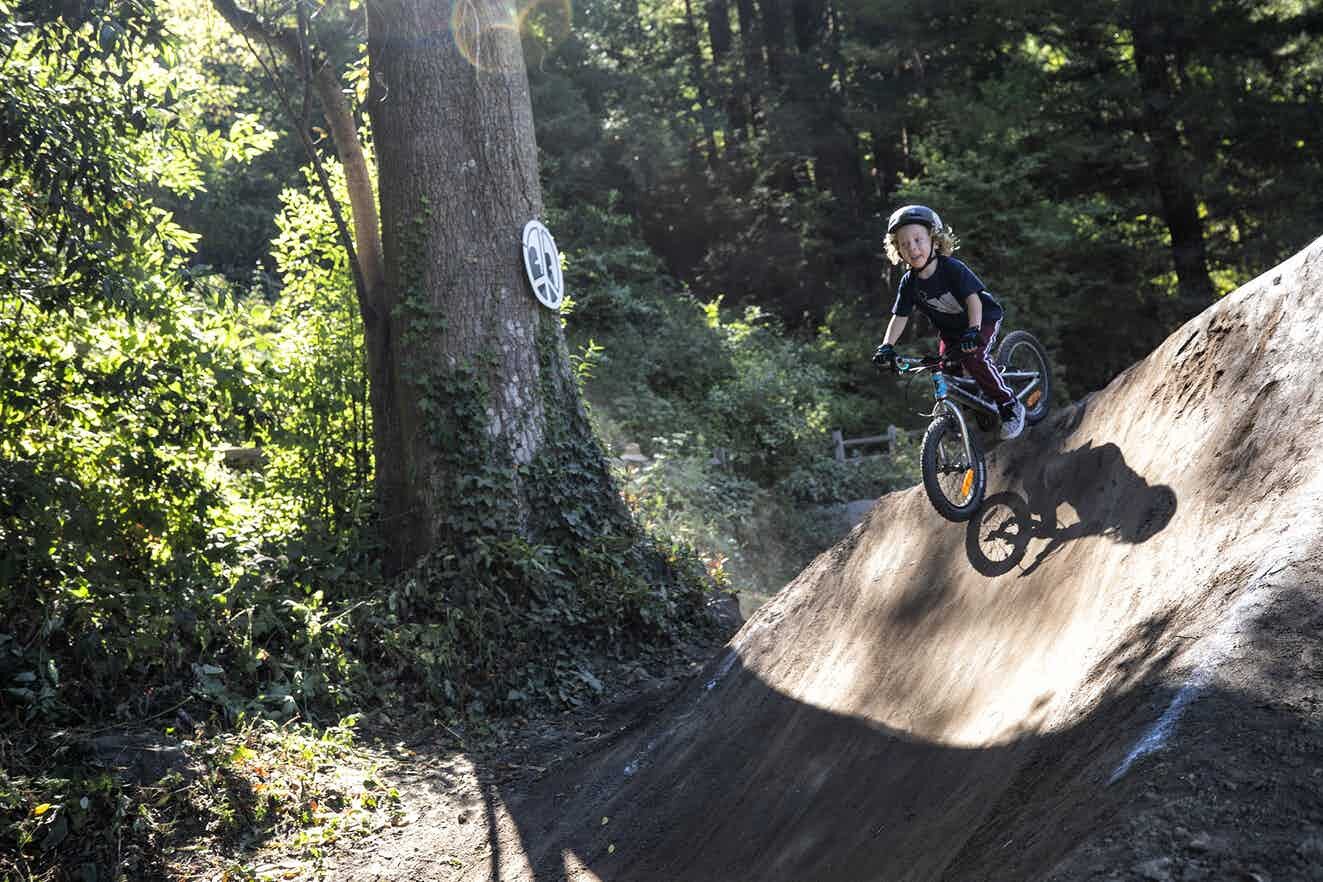Pumptracks are fun for all ages! Photo courtesy SCMTS.