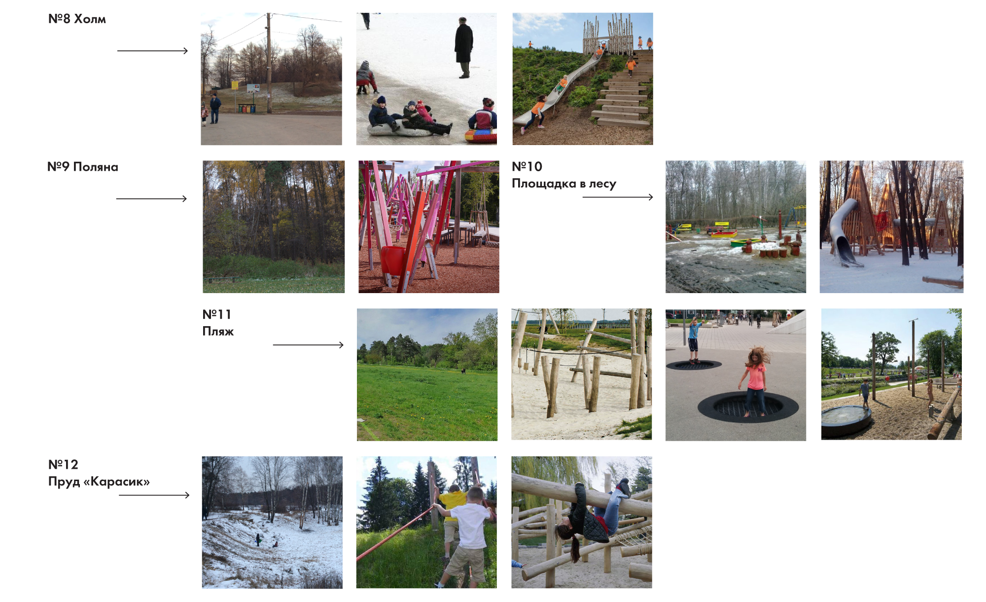  Концепция присоединенной территории природно-исторического парка Кузьминки-Люблино  Детский игровой маршрут  Партнеры: Архитектурное бюро "Практика"  &nbsp; 