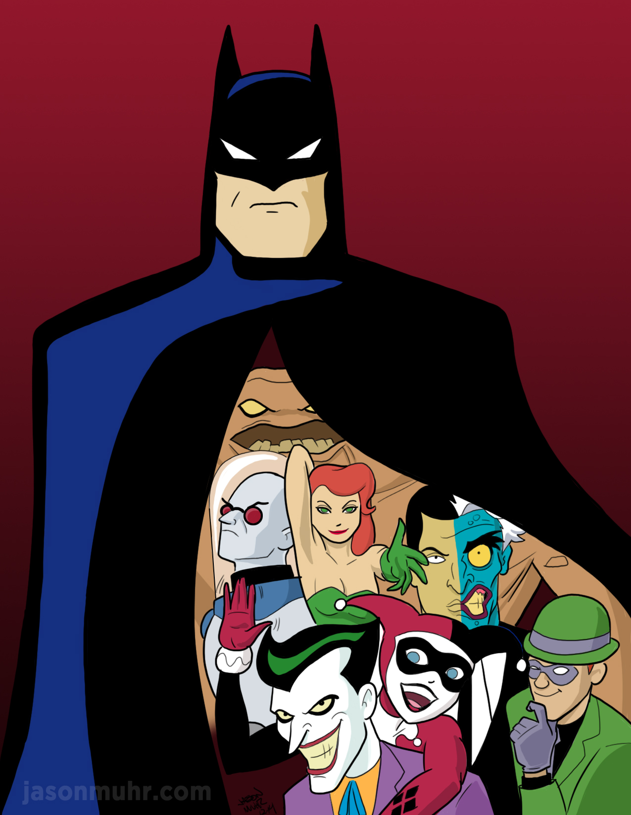 Daily Sketch: Batman The Animated Series — Jason Muhr - Illustration &  Graphic Design