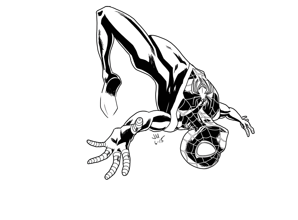 Daily Sketch: Miles Morales Spider-Man.