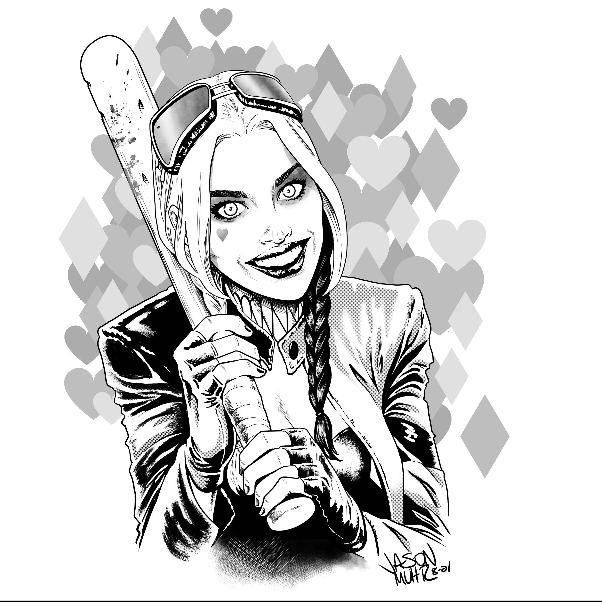 harley quinn coloring pages – Image 1
