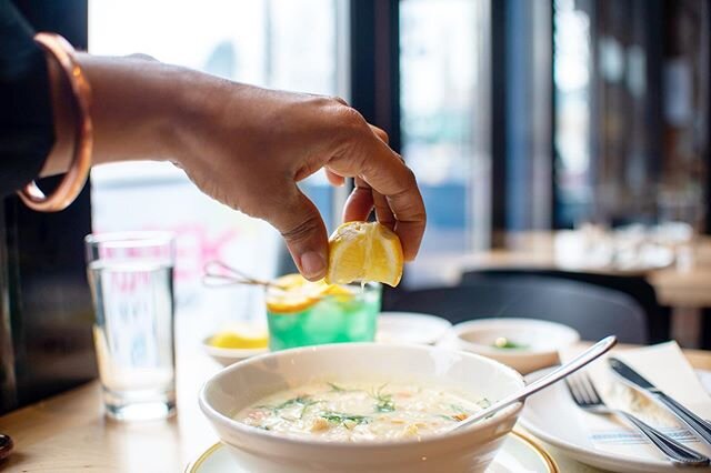 Food is fuel and medicine. Eating good meals made with love by human hands is more effective than any pill in a bottle.  Like the Avegolemeno (Greek Chicken Soup) made with love @medusagreeknyc #exploringeurila Explored #medusagreeknyc during lunch t