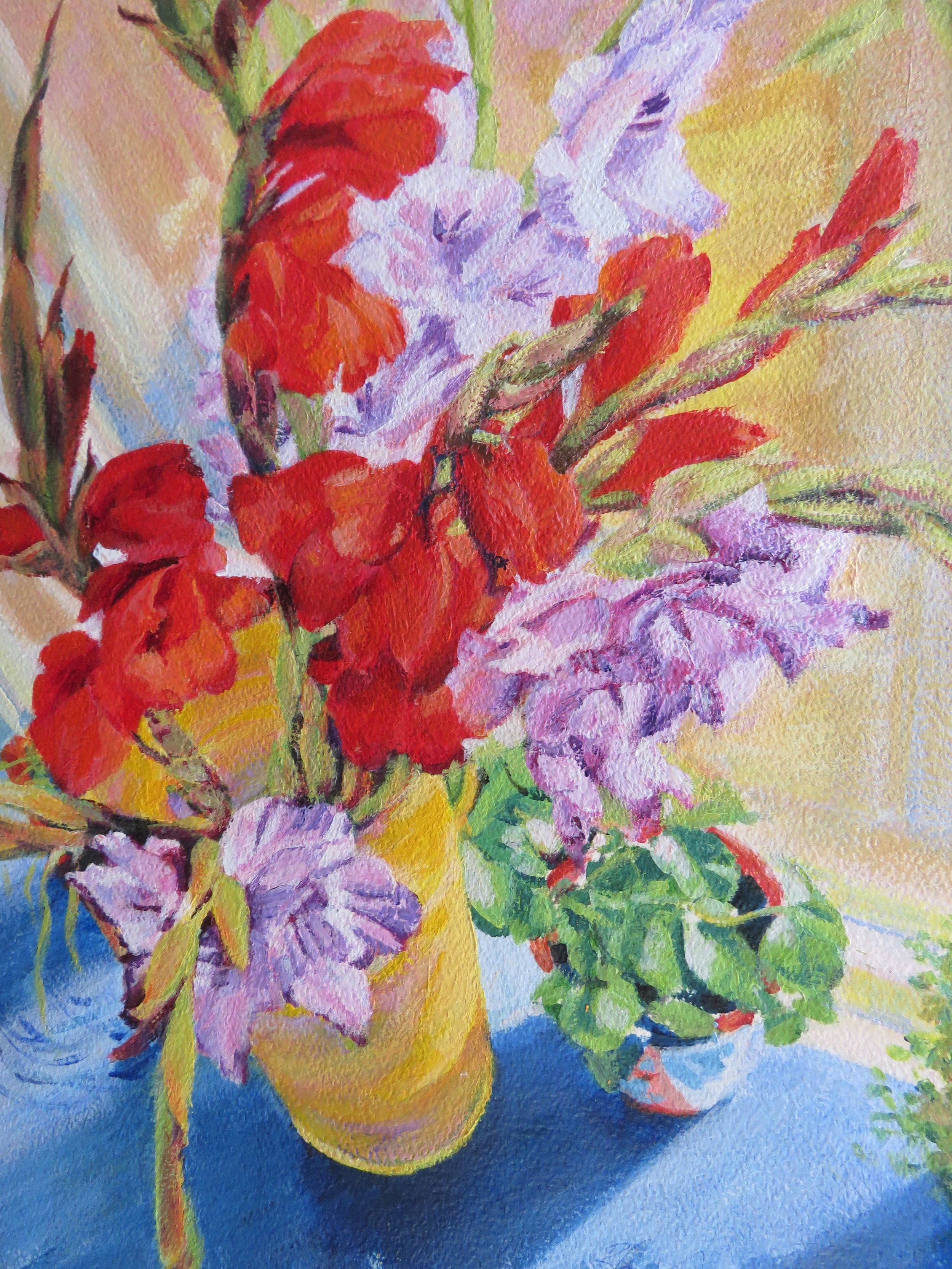  Glads  acrylic  $400 