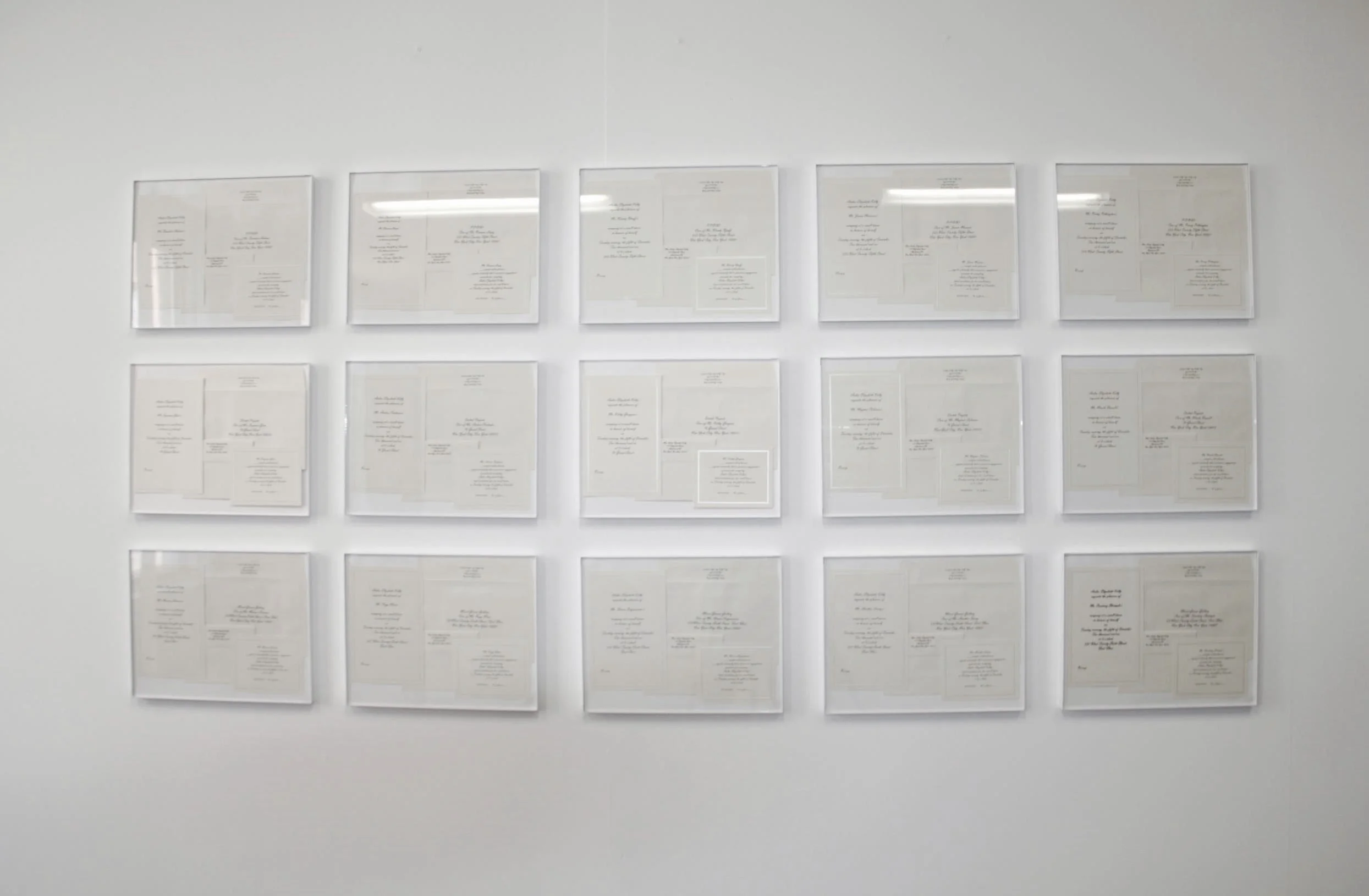   Requests the Pleasur e, installation view at WISH MEME Exhibition 2013. 