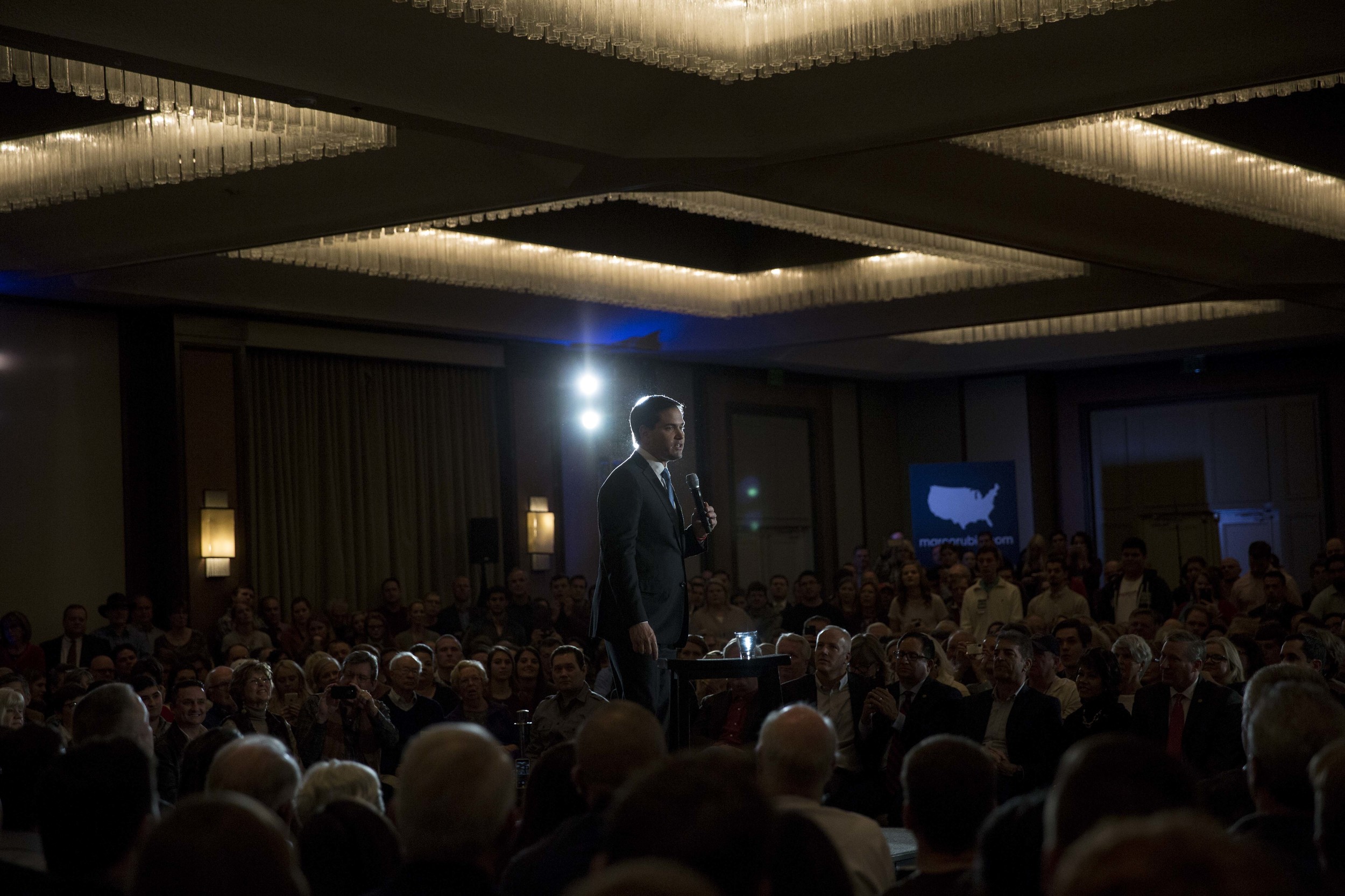  Marco Rubio speaking in Dallas, TX. 