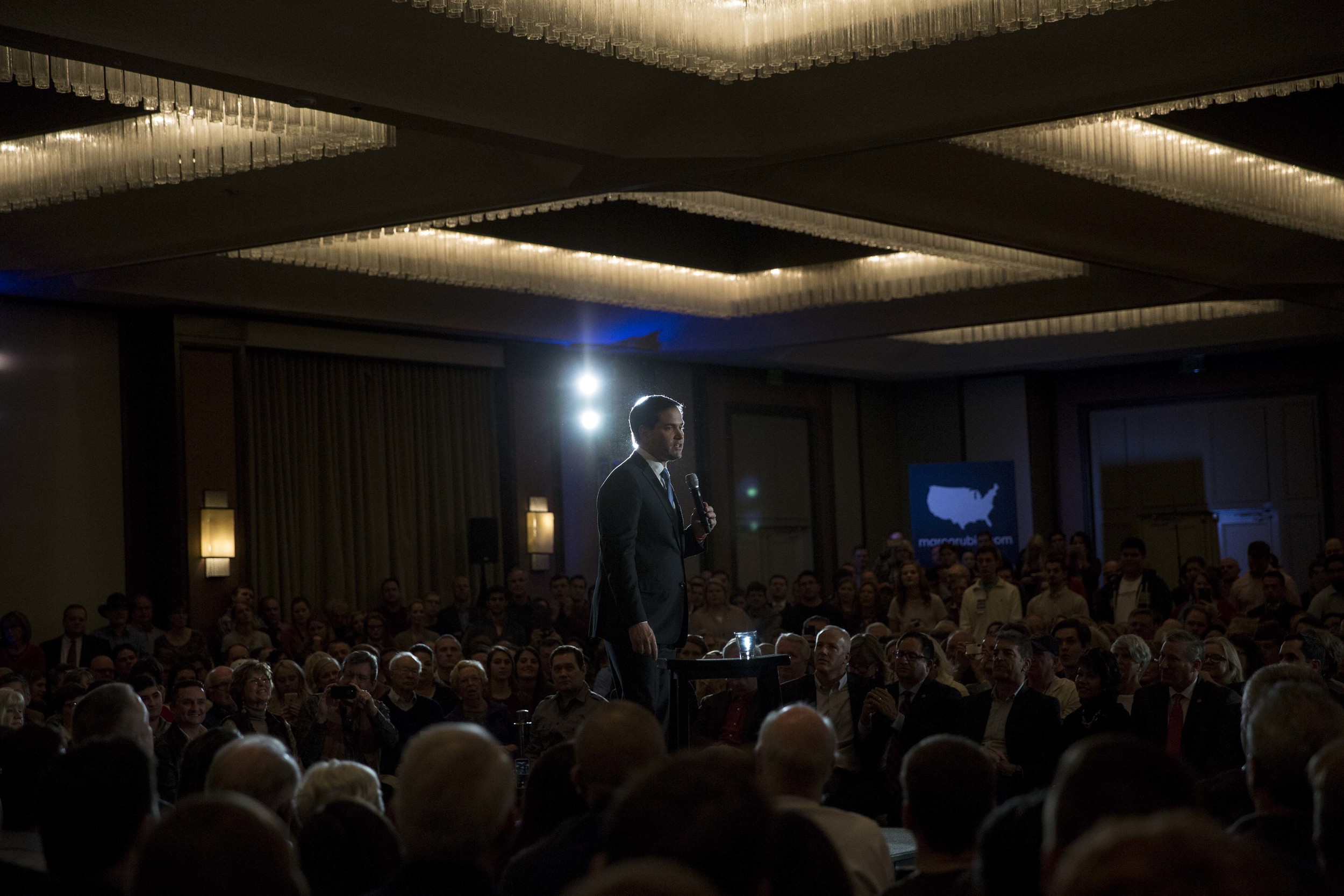 Marco Rubio speaking in Dallas, TX.