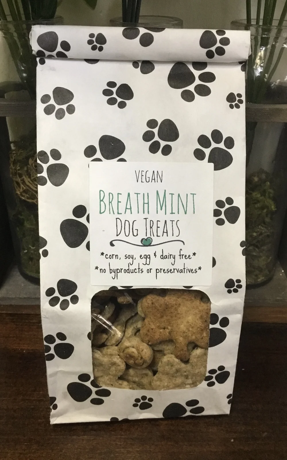 Coconut Oil Homemade Dog Breath Freshener Vegan Breath Mint- Dog