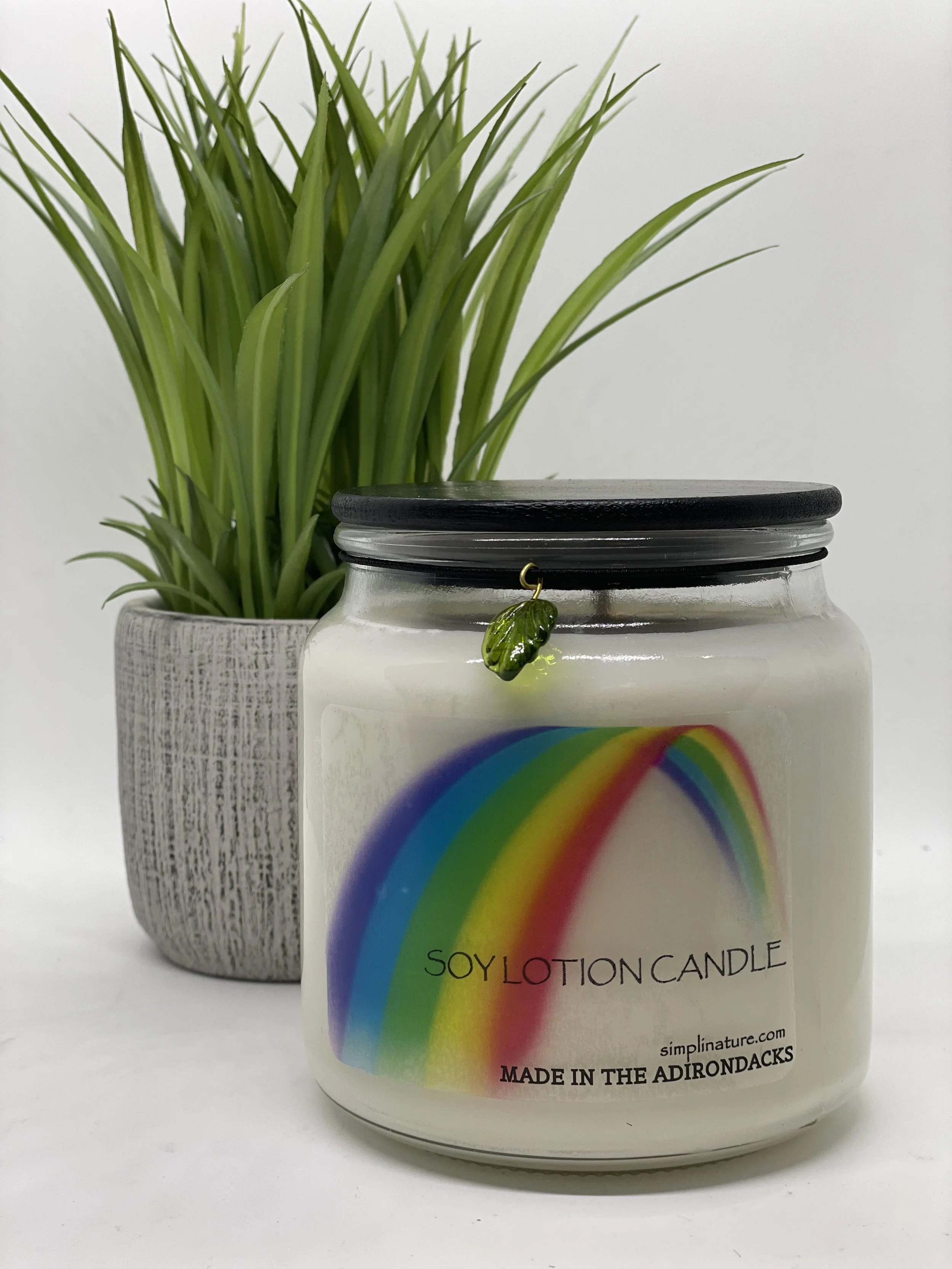 Rainbow Candle — Simpli Nature All Natural Soy Lotion Candles Hand Poured in the Adirondack
