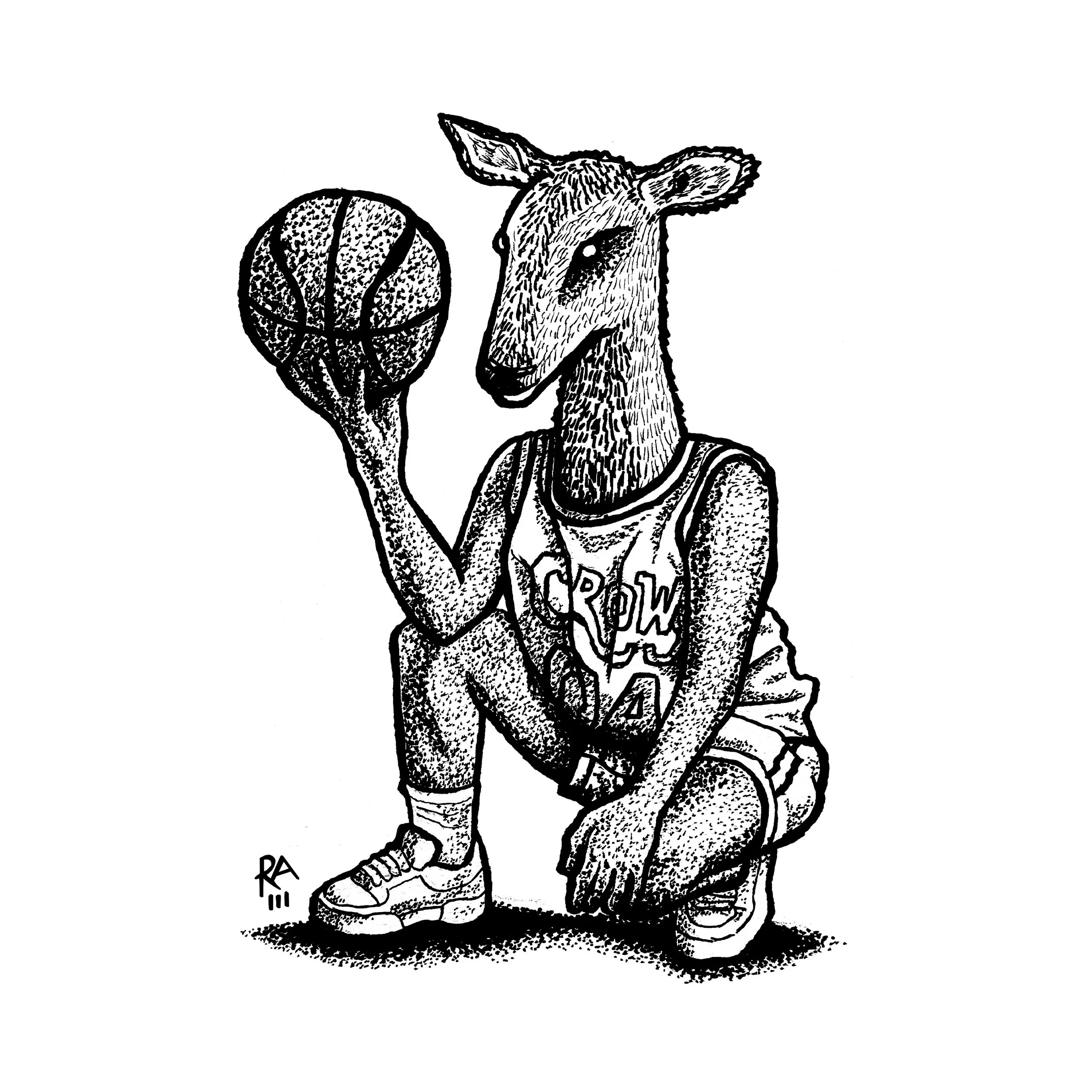 Inktober 2025 05 Deer.jpg