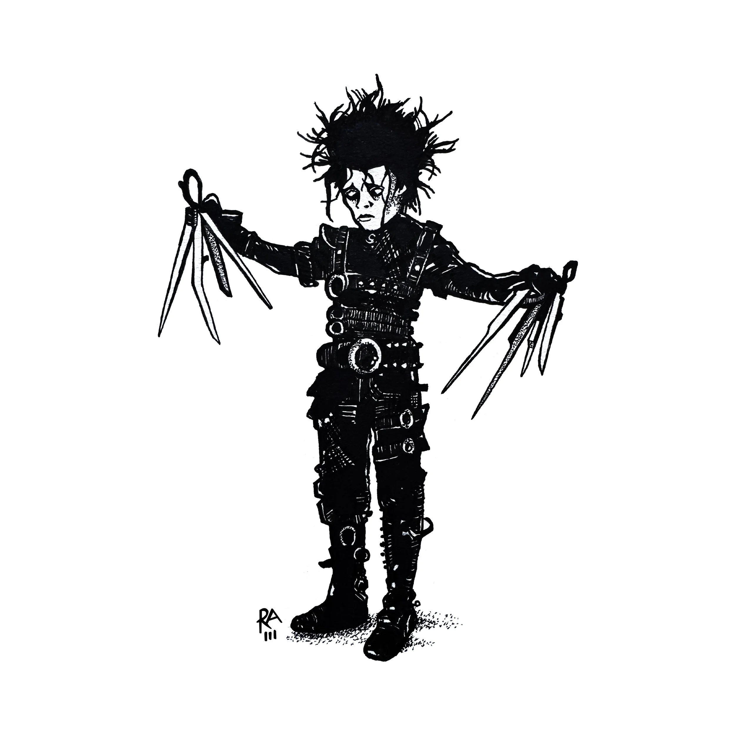 Inktober 2025 12 Shredded.jpg