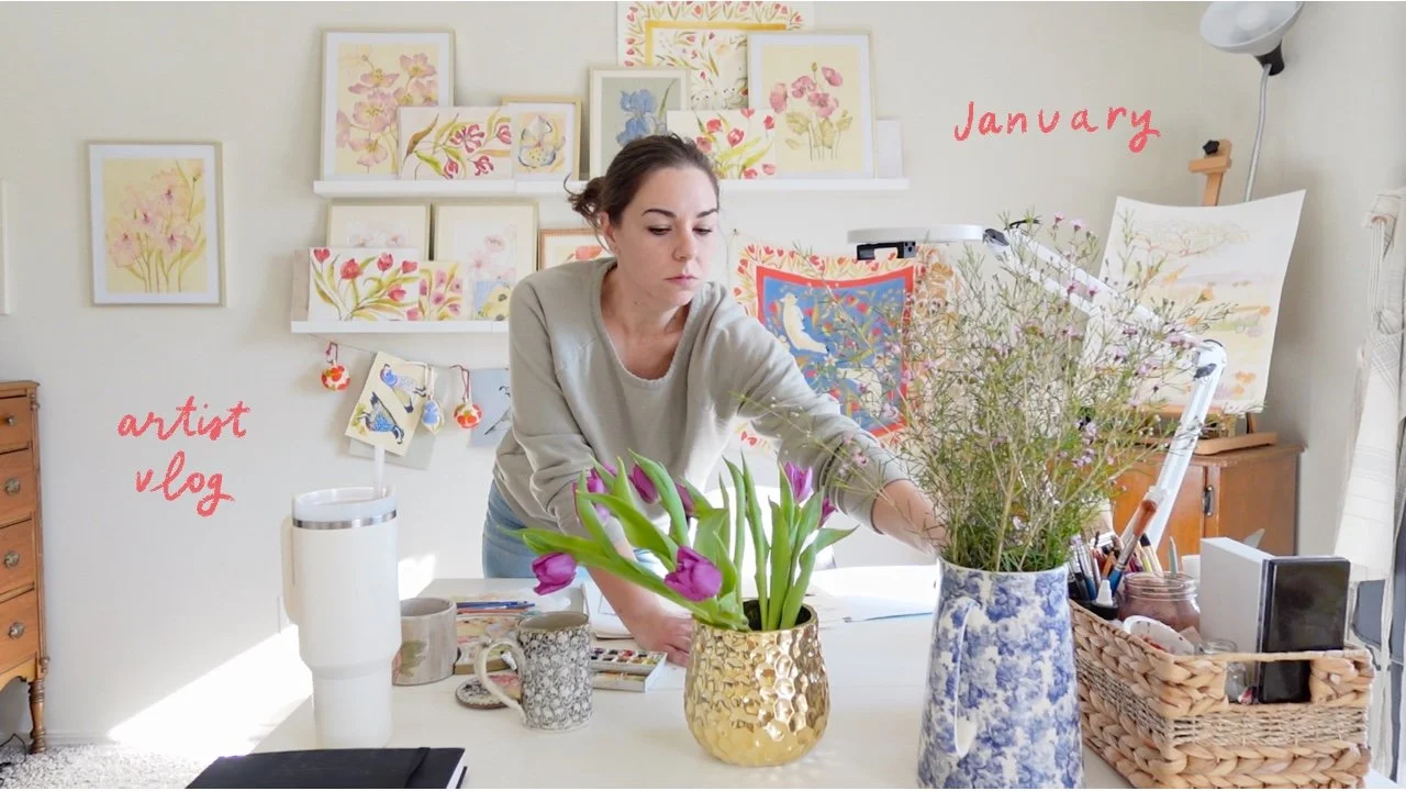 January Studio Vlog!